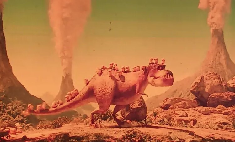 ミニオンズとかつてのボス(恐竜)